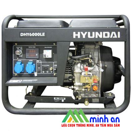 Máy phát điện chạy dầu Hyundai DHY6000LE