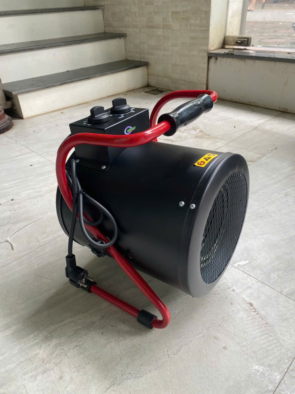 Quạt sấy gió nóng 3kw hình tròn